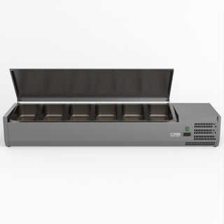 Salad Bench With Stainless Steel Lid - FED-X XVRX1500/380S