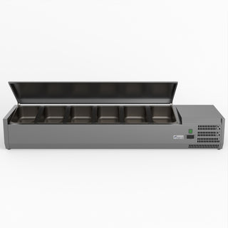 Salad Bench With Stainless Steel Lid - FED-X XVRX1500/380S