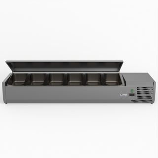 Salad Bench With Stainless Steel Lid - FED-X XVRX1500/380S