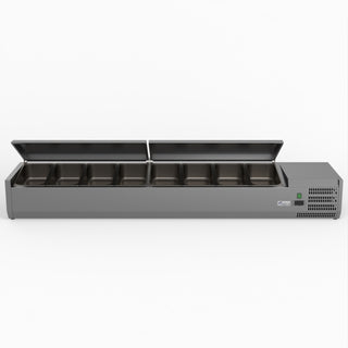 Salad Bench With Stainless Steel Lids - FED-X XVRX1800/380S