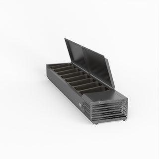 Salad Bench With Stainless Steel Lids - FED-X XVRX1800/380S