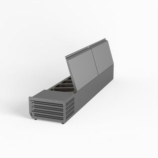 Salad Bench With Stainless Steel Lids - FED-X XVRX1800/380S