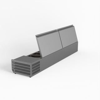 Salad Bench With Stainless Steel Lids - FED-X XVRX1800/380S