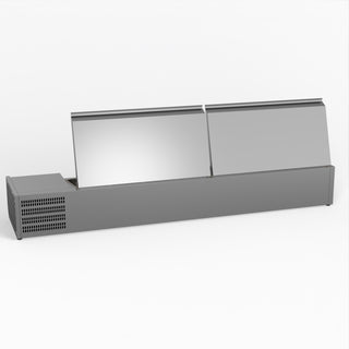 Salad Bench With Stainless Steel Lids - FED-X XVRX1800/380S