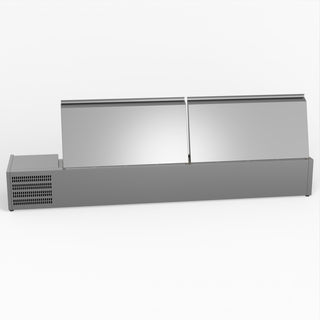 Salad Bench With Stainless Steel Lids - FED-X XVRX1800/380S