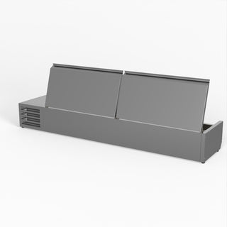 Salad Bench With Stainless Steel Lids - FED-X XVRX1800/380S