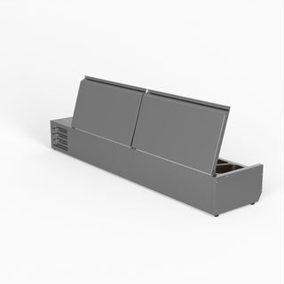 Salad Bench With Stainless Steel Lids - FED-X XVRX1800/380S