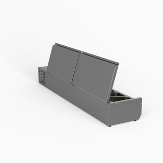 Salad Bench With Stainless Steel Lids - FED-X XVRX1800/380S