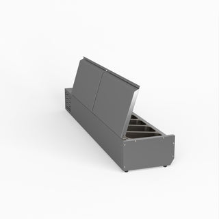 Salad Bench With Stainless Steel Lids - FED-X XVRX1800/380S