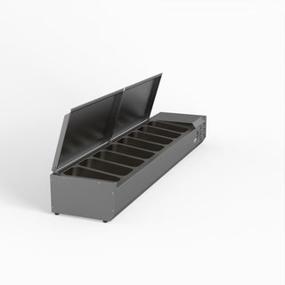 Salad Bench With Stainless Steel Lids - FED-X XVRX1800/380S