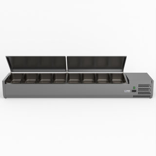 Salad Bench With Stainless Steel Lids - FED-X XVRX1800/380S