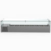 Flat Glass Salad Bench - FED-X XVRX1800/380