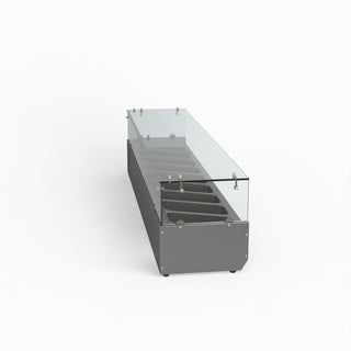 Flat Glass Salad Bench - FED-X XVRX1800/380