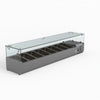 Flat Glass Salad Bench - FED-X XVRX1800/380