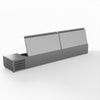 Salad Bench With Stainless Steel Lids - FED-X XVRX2000/380S