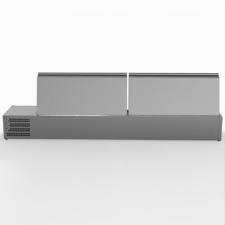 Salad Bench With Stainless Steel Lids - FED-X XVRX2000/380S