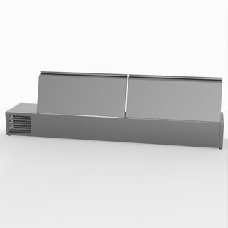 Salad Bench With Stainless Steel Lids - FED-X XVRX2000/380S