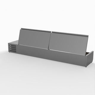 Salad Bench With Stainless Steel Lids - FED-X XVRX2000/380S