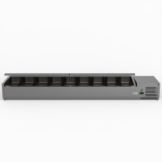 Salad Bench With Stainless Steel Lids - FED-X XVRX2000/380S