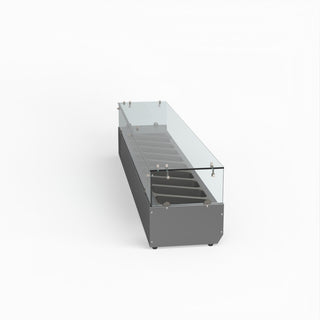 Flat Glass Salad Bench - FED-X XVRX2000/380