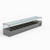 Flat Glass Salad Bench - FED-X XVRX2000/380