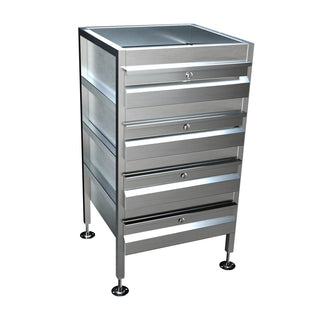 3Monkeez Freestanding 4 Drawer Unit. - AB-4DRAW-L