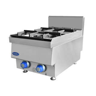 Cookrite 25Mj/h 2 Burner Cook Top 650 NG AT65G2B-C-NG