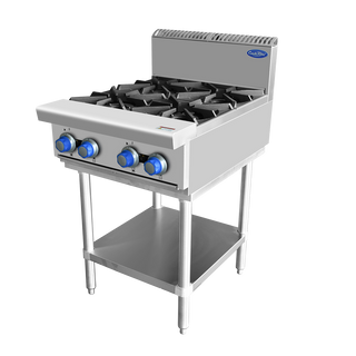 Cookrite 112Mj/h 4 Burner Cook Top NG AT80G4B-F-NG