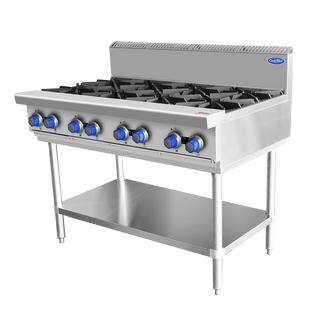 Cookrite 224Mj/h 8 Burner Cook Top NG AT80G8B-F-NG