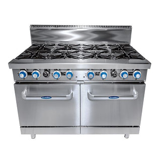 Cookrite 8 Burner with Oven LPG ATO-8B-F-LPG