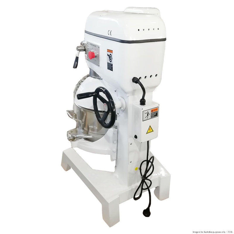 40 Litre Belt Drive Three Speed Mixer - BakerMax B40KG