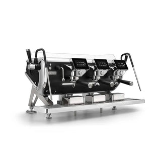 Astoria Barista Attitude Tempesta Black with trims - 3 Group Commercial Espresso Machine - Chrome