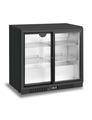 Atosa 2 Sliding Door Back Bar cooler BB-208SEC