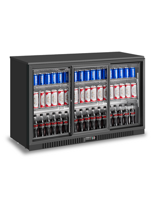 Atosa 3 Sliding Door Back Bar cooler BB-330SEC