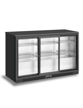 Atosa 3 Sliding Door Back Bar cooler BB-330SEC