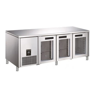 Glacian 4 Door Slimline Fridge 660 Deep Glass Doors - BCG62350