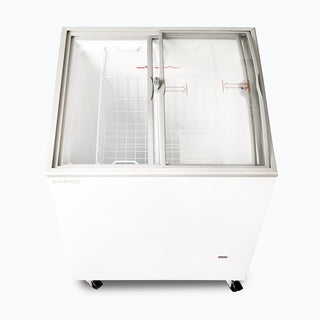 Bromic Display Chest Freezer Angled Glass Top 176L CF0200ATCG- Bromic Refrigeration BR-3735301