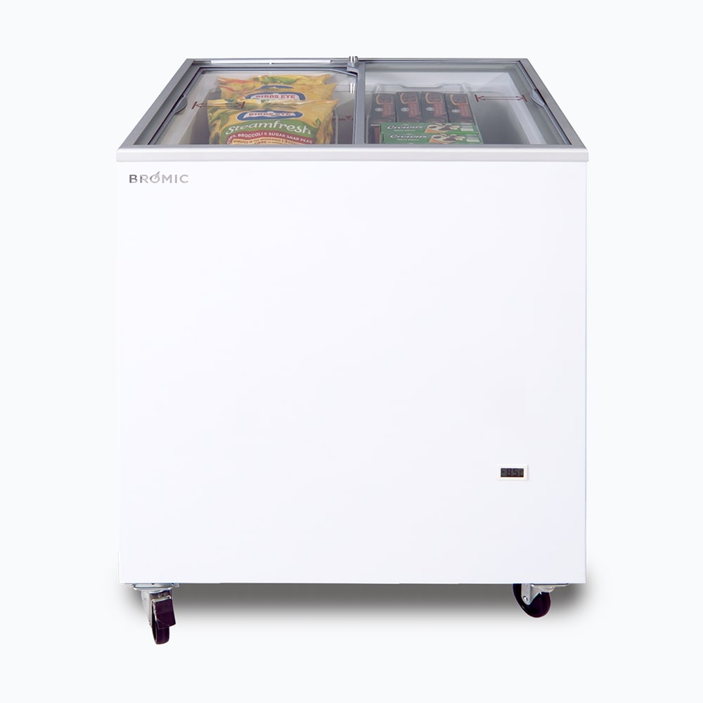 Bromic Display Chest Freezer Flat Glass Top 191L CF0200FTFG- Bromic Refrigeration BR-3735308