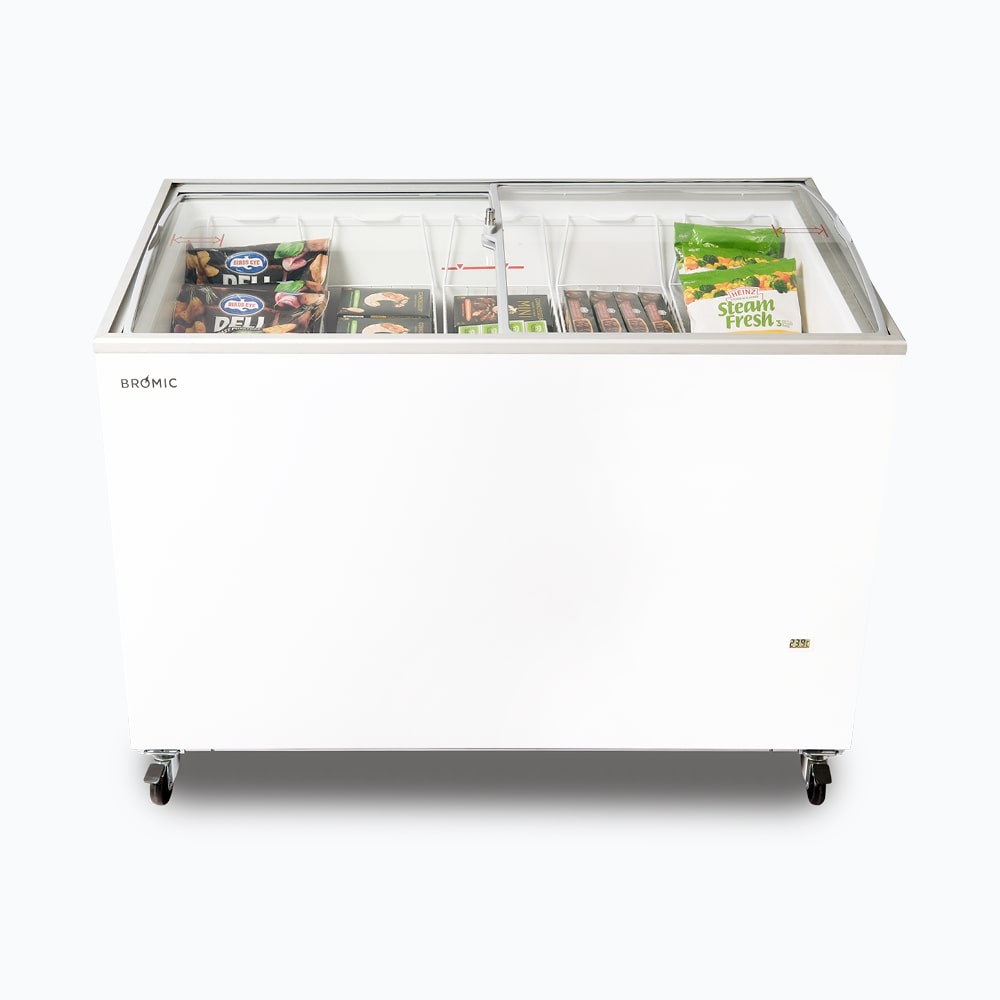 Bromic Display Chest Freezer Angled Glass Top 352L CF0400ATCG- Bromic Refrigeration BR-3735303