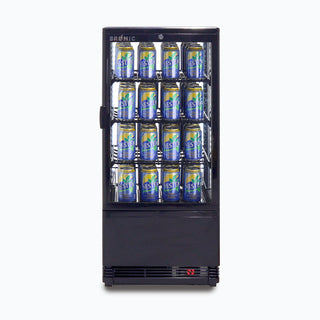 Bromic Countertop Beverage Fridge Flat Glass 78L LED CT0080G4B- Bromic Refrigeration BR-3735176