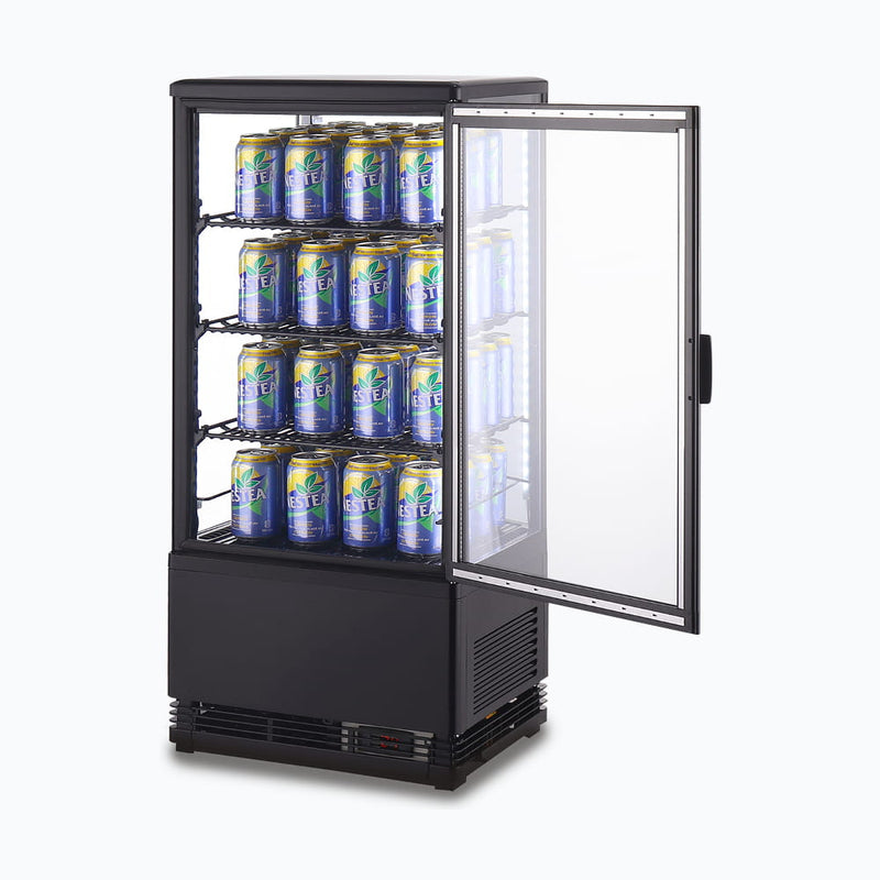 Bromic Countertop Beverage Fridge Flat Glass 78L LED CT0080G4B- Bromic Refrigeration BR-3735176