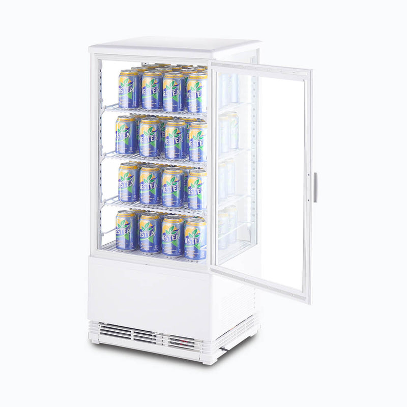 Bromic Countertop Beverage Fridge Flat Glass 78L LED CT0080G4W- Bromic Refrigeration BR-3735115