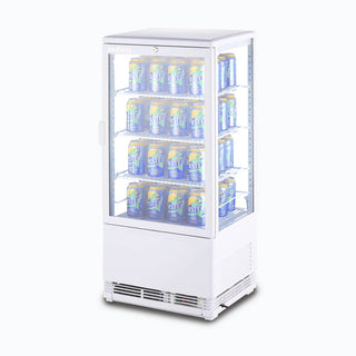 Bromic Countertop Beverage Fridge Flat Glass 78L LED CT0080G4W- Bromic Refrigeration BR-3735115