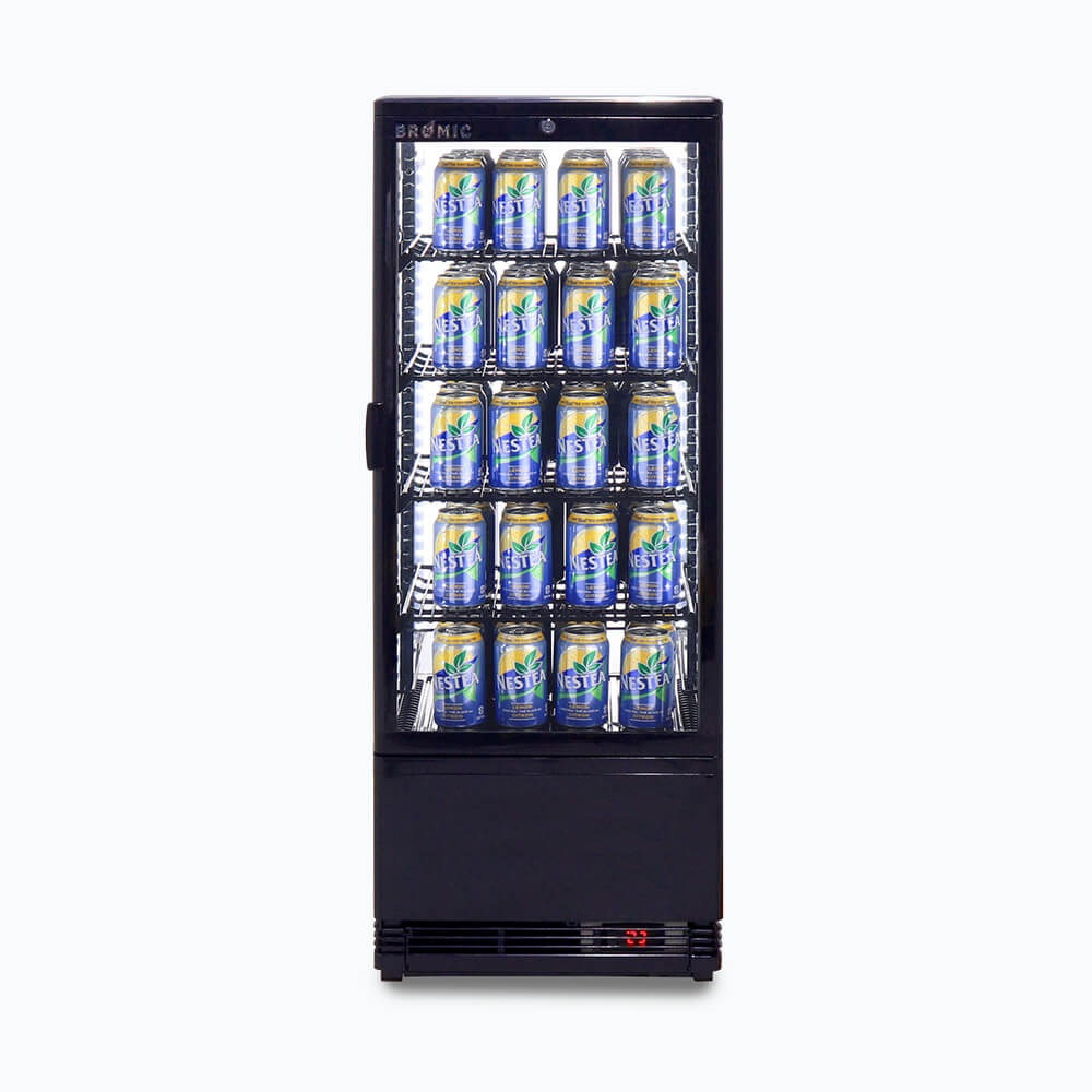 Bromic Countertop Beverage Fridge Flat Glass 98L LED CT0100G4B- Bromic Refrigeration BR-3735182