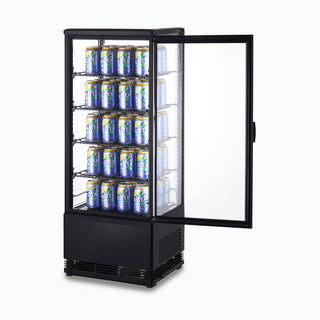 Bromic Countertop Beverage Fridge Flat Glass 98L LED CT0100G4B- Bromic Refrigeration BR-3735182