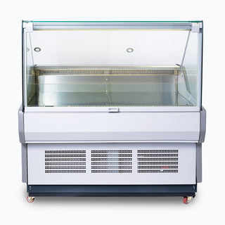 Bromic Square Glass Deli Display - 1330mm DD1250SG-NR