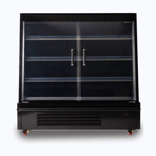 Bromic Semi Vertical Display Fridge - Gondola - 1580mm - 2 Doors - Hinged SVM1580HD-NR