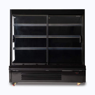 Bromic Semi Vertical Display Fridge - Gondola - 1580mm - 2 Doors - Sliding SVM1580SD-NR