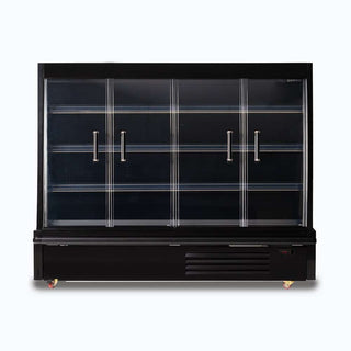 Bromic Semi Vertical Display Fridge - 1875mm - 4 Doors - Hinged SVM1875HD-NR