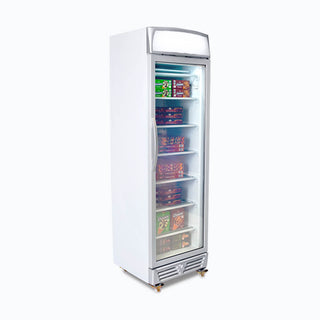 Bromic Upright Display Freezer with Lightbox Flat Glass Door 300L UF0374LS- Bromic Refrigeration BR-3736046